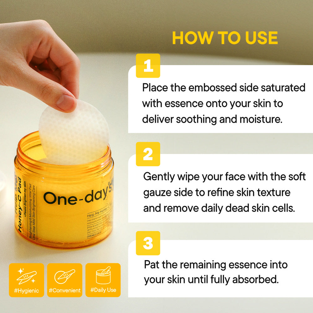 [One-day's you] Honey-C Brightening Pad 60ea