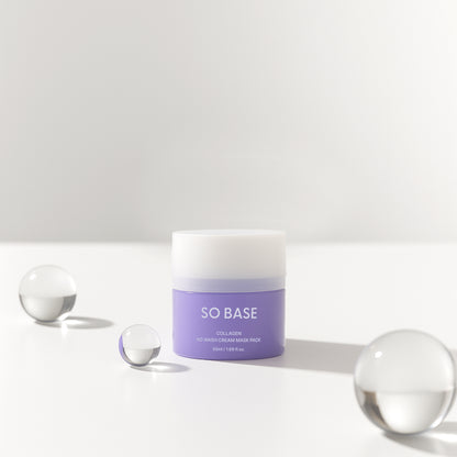 [So Base] Collagen No-Wash Cream Mask Pack 50ml