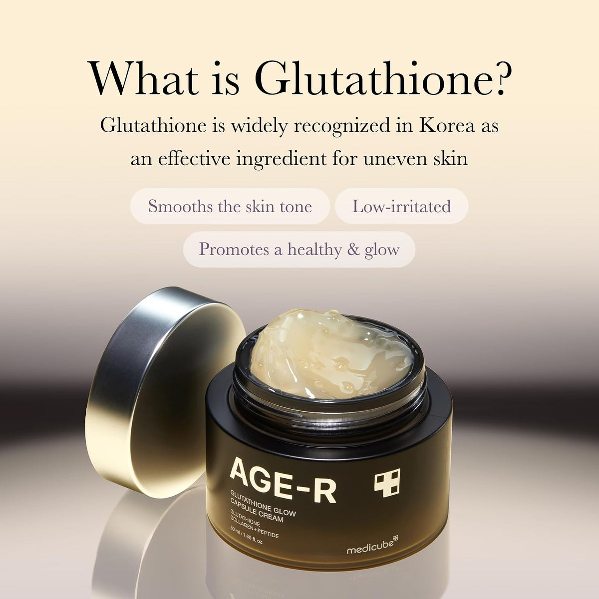 [Medicube] AGE-R Glutathione Glow Capsule Cream 50ml