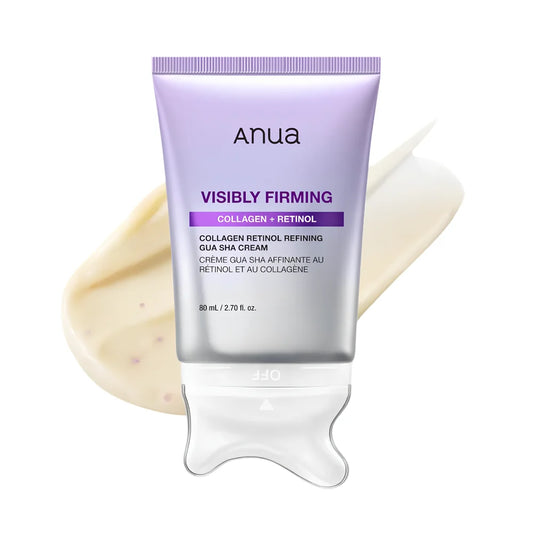 Anua Visibly Firming Collagen Retinol Refining Gua Sha Cream, 80ml