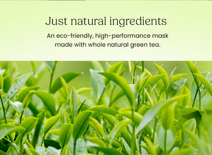 [Ollang Ollang] Heart Cica Green Tea Gelling Mask Pack