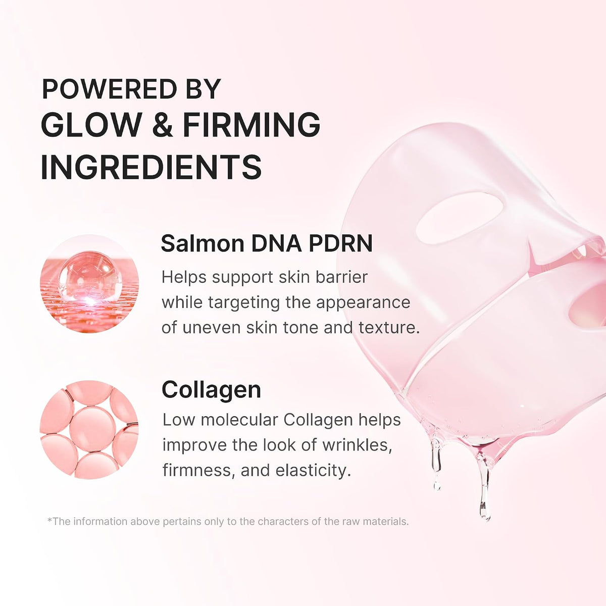 Medicube PDRN Pink Collagen Gel Mask, Kojic Acid Turmeric Brightening Gel Mask 1pc