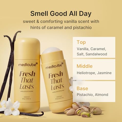 [Medicube] Fresh That Lasts Deodorant Vanilla and Pistachio 83g