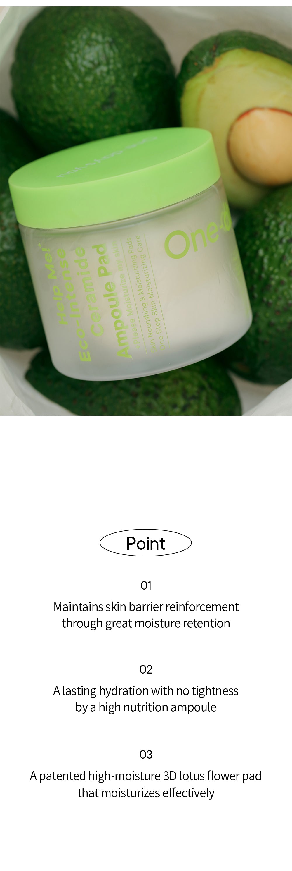 [One-day's you] ECO-INTENSE CERAMIDE AMPOULE PAD 90ea
