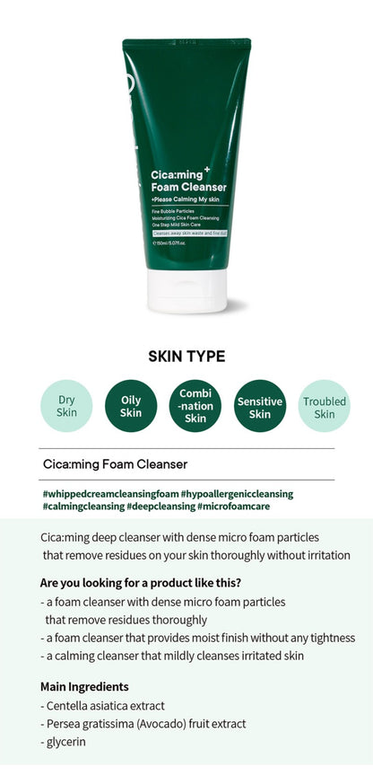 [One-day's you] Cicaming Foam Cleanser 150ml