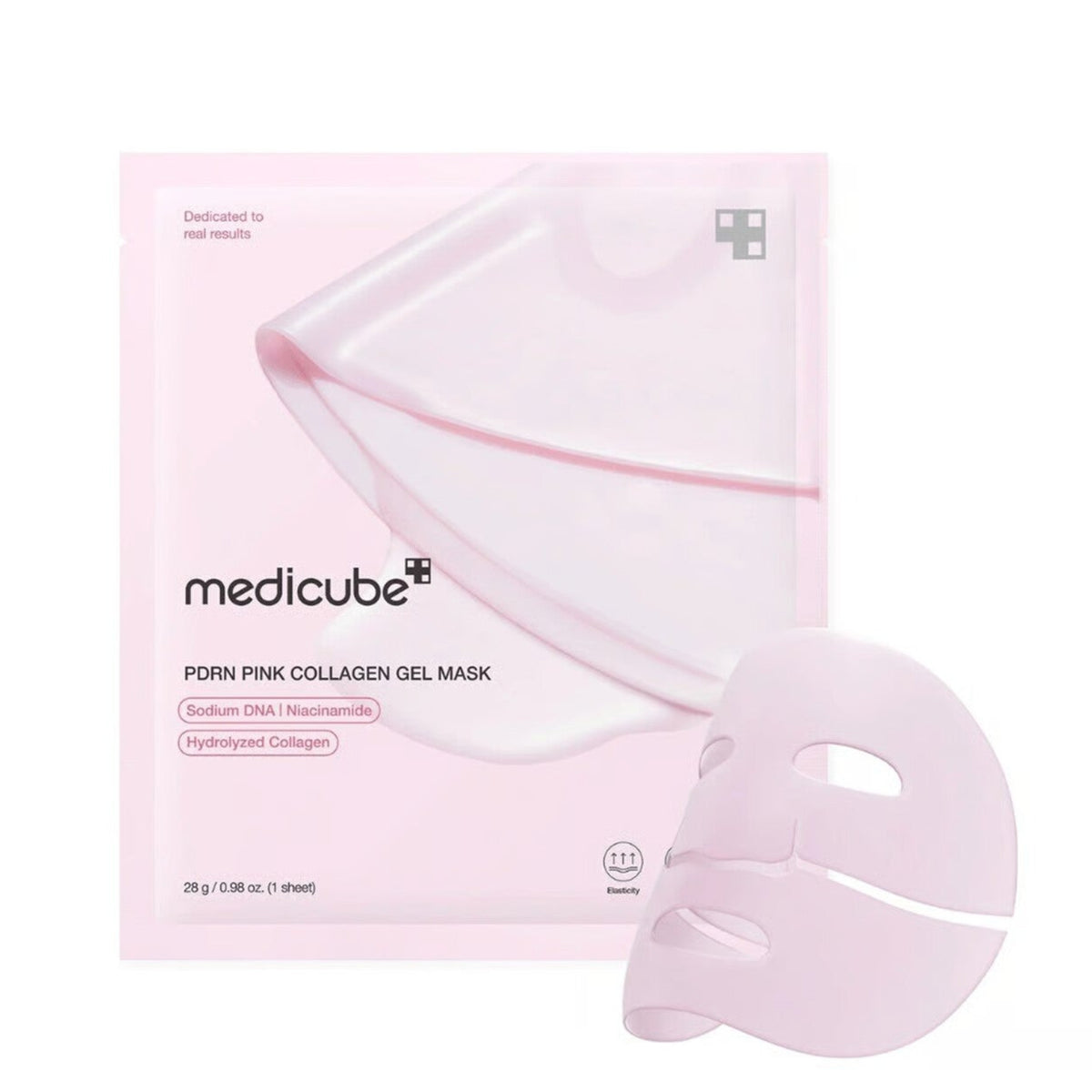 Medicube PDRN Pink Collagen Gel Mask, Kojic Acid Turmeric Brightening Gel Mask 1pc